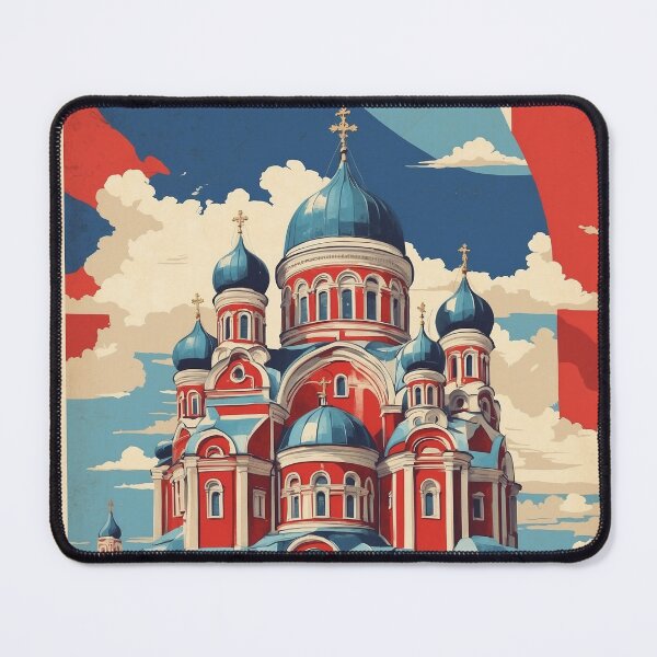 Item preview, Alexander Nevsky Cathedral Russia Vintage Poster Tourism designed and sold by TravelersGems.