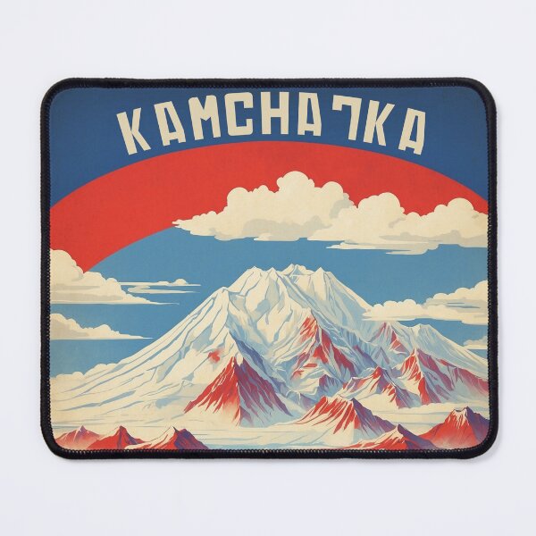Item preview, Kamchatka Russia Vintage Poster Tourism designed and sold by TravelersGems.