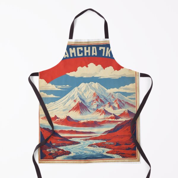 Item preview, Kamchatka Russia Vintage Poster Tourism  designed and sold by TravelersGems.