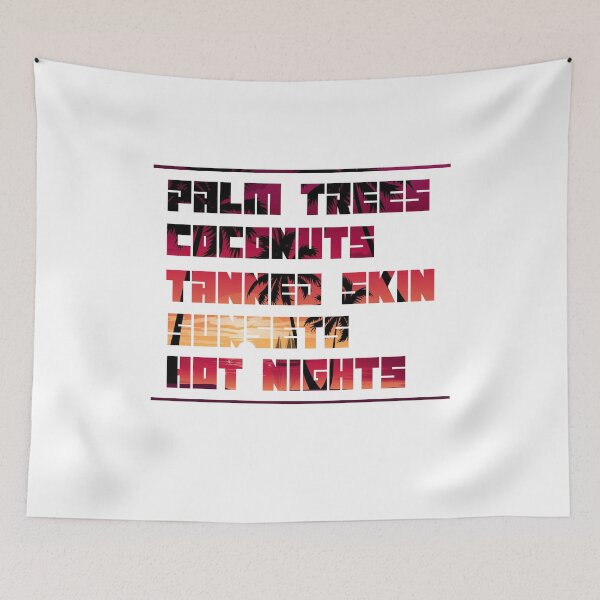 Item preview, Palm Trees Coconuts Tanned Skin Sunsets Hot Nights Spring Break Shirt designed and sold by CreativeStrike.
