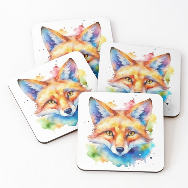 Item preview, Fox watercolor designed and sold by Grypis.