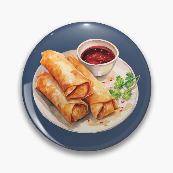 Item preview, Asian Fried Spring Rolls with Dipping Sauce designed and sold by Alicia Chee.