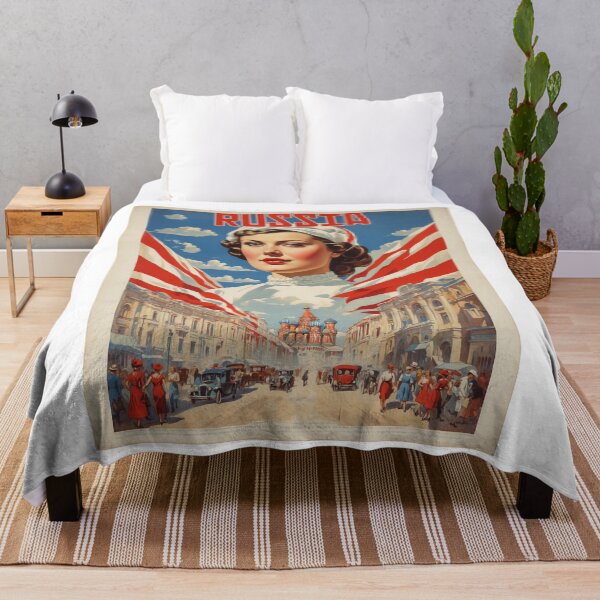 Item preview, Rusia Vintage Poster Turismo 3 designed and sold by TravelersGems.