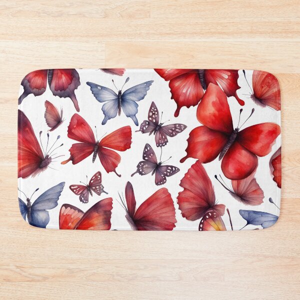 Item preview, Red Blue  Butterflies Flight  designed and sold by Manitarka.