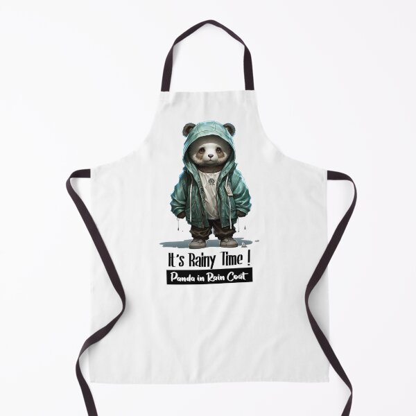 Item preview, It's Rainy Time ! Cute Panda in Rain Coat designed and sold by Mohammed Sohail Khan.