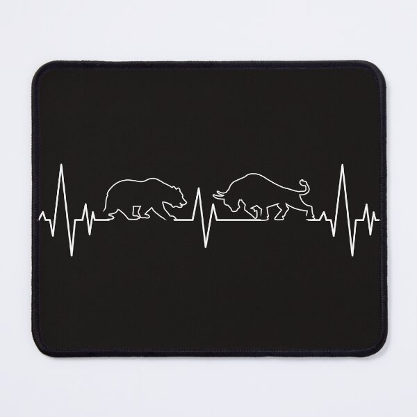Item preview, Bull and bear - stock market symbols designed and sold by MPAlex.