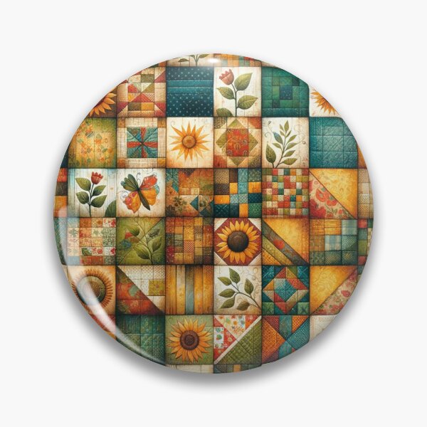 Item preview, Summer Inspired Patchwork Quilt Pattern designed and sold by PinUpPizzazz.
