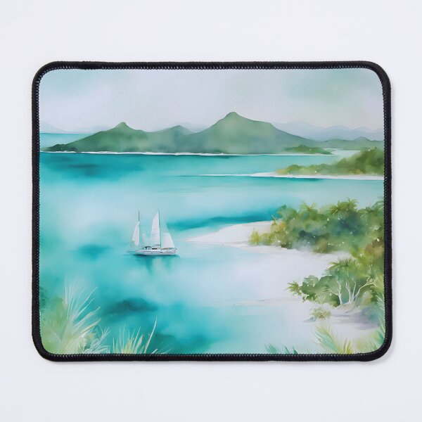 Item preview, Whitsundays Watercolor Art designed and sold by colorvisionart.