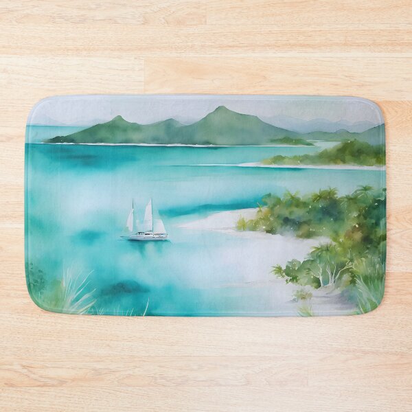 Item preview, Whitsundays Watercolor Art designed and sold by colorvisionart.