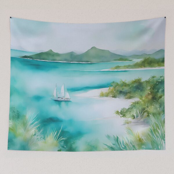 Item preview, Whitsundays Watercolor Art designed and sold by colorvisionart.