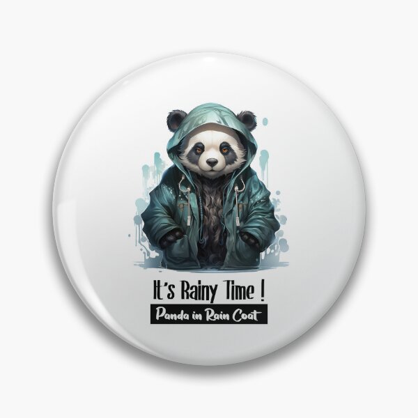 Item preview, Cute Panda in Rain Coat in Rainy Time ! designed and sold by Mohammed Sohail Khan.