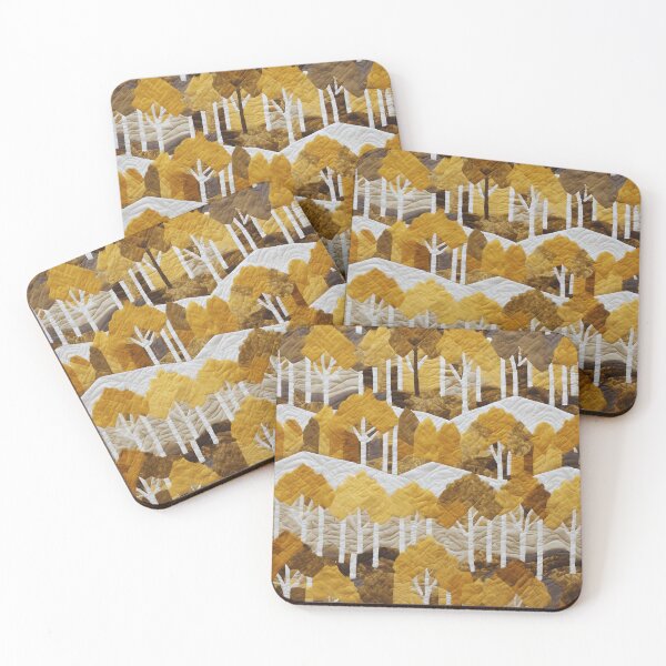 Item preview, Quivering Aspen Quilt designed and sold by colorvisionart.