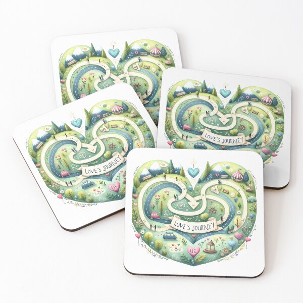 Item preview, Map to Our Heart: Love's Journey designed and sold by KNAA.