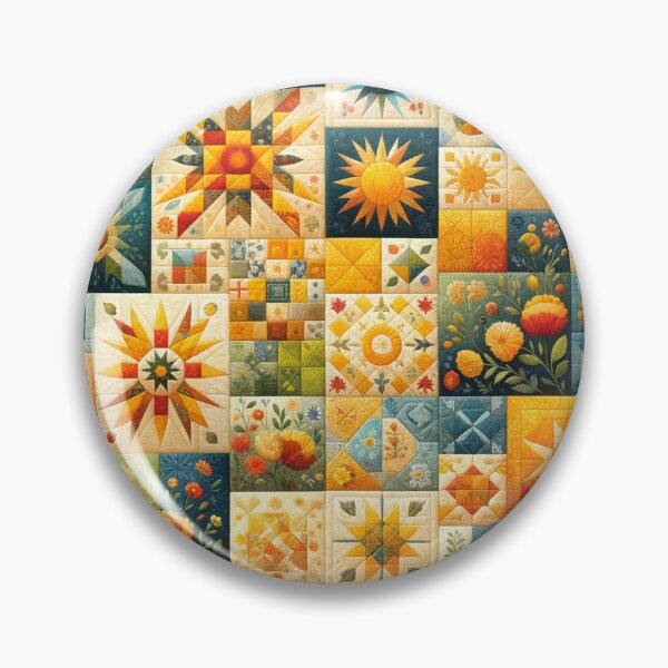Item preview, Summer Inspired Patchwork Quilt Pattern designed and sold by PinUpPizzazz.