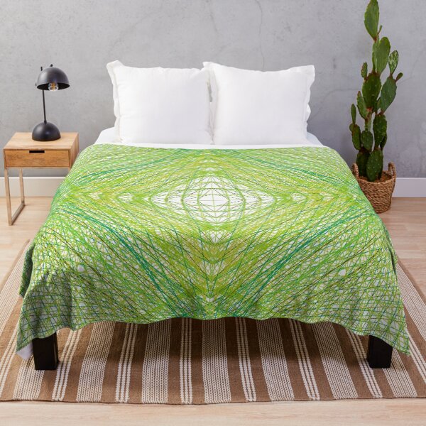Item preview, Rectangular Pattern #4 Morph C [13696-Greens-WB] designed and sold by LottMultimedia.