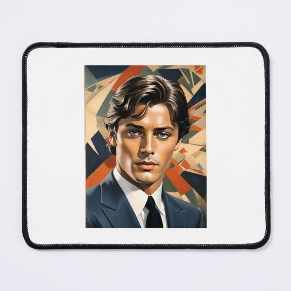Item preview, Art Deco Handsome Man - Alain Delon designed and sold by JoyPhotoArt.