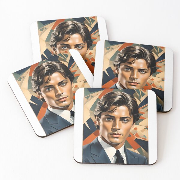 Item preview, Art Deco Handsome Man - Alain Delon designed and sold by JoyPhotoArt.