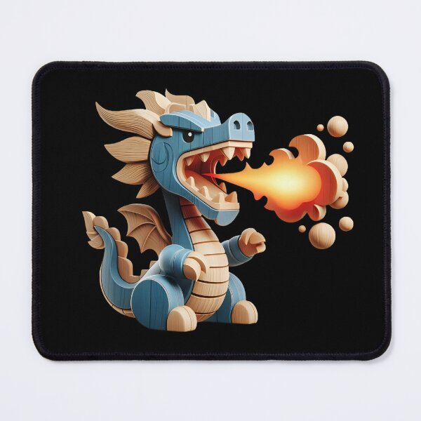 Item preview, Blue Wood Dragon designed and sold by SneakkiArt.