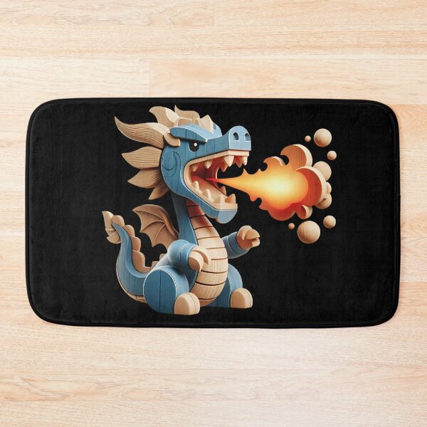 Item preview, Blue Wood Dragon designed and sold by SneakkiArt.