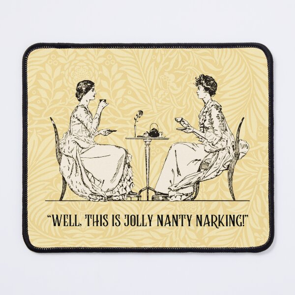 Item preview, Fun Words - Nanty Narking – Vintage Style – Sepia designed and sold by bumpyroadway08.
