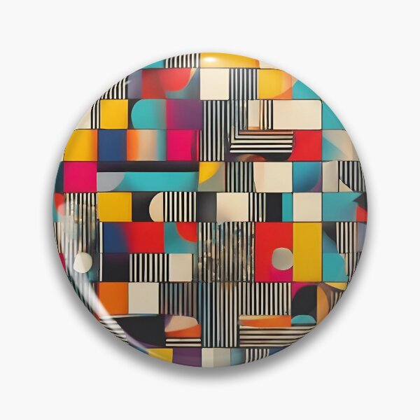 Item preview,   Marvelous Colorful Bauhaus Pattern  designed and sold by DigiDreamyArt.