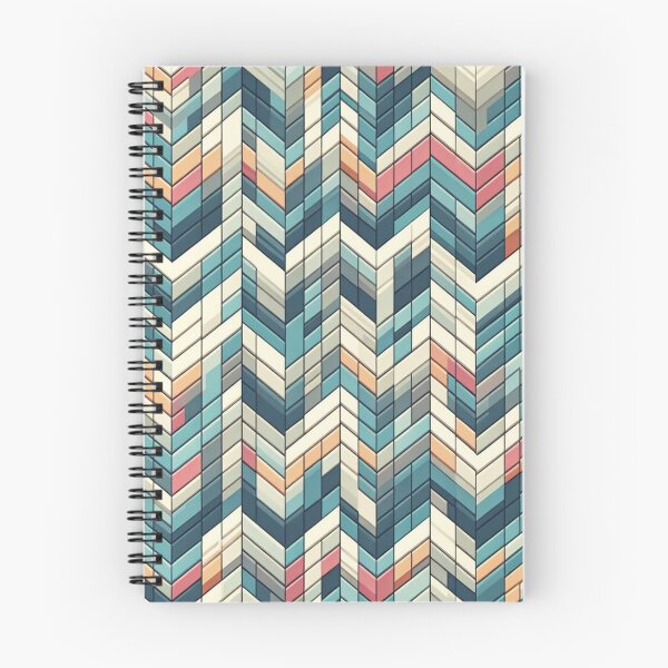 Item preview, Herringbone Pattern - Blue White Pink Narrow Pattern ; Pattern,  Chevron designed and sold by PatternInArt.