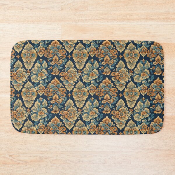 Item preview, Luxury deep blue floral Thai style designed and sold by Alla1111.