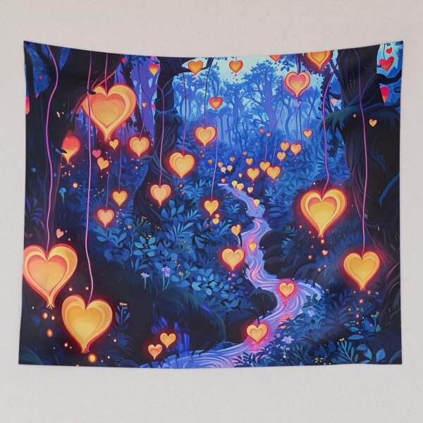 Item preview, Enchanted Affection: Luminous Heart Forest designed and sold by dungeonwarriors.