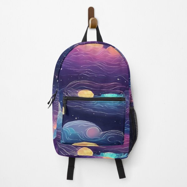 Item preview,  Marvelous Colorful Moon Pattern  designed and sold by DigiDreamyArt.