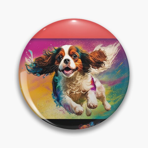 Item preview, Cavalier King Charles spaniel designed and sold by happypetarts.