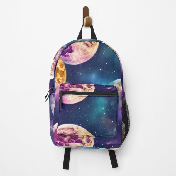 Item preview, Marvelous Colorful Full Moon Pattern  designed and sold by DigiDreamyArt.