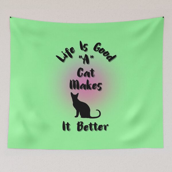 Item preview, Meowgical Life Tee designed and sold by Wabi-SabiStudio.