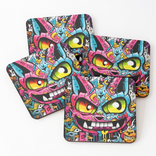 Item preview, Graffiti Inspiration Cat graffiti abstract color designed and sold by Toms Tee.
