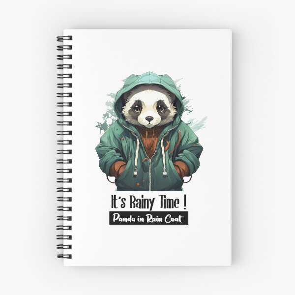 Item preview, Cute Panda In Rain Coat- It's Rainy Time ! designed and sold by Mohammed Sohail Khan.