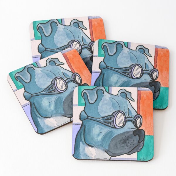 Item preview, Mondrian Bull Dog - Steampunk designed and sold by Katie Atkin.