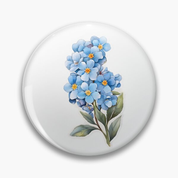 Item preview, Forget-me-not (Myosotis) designed and sold by HOMETOWN86.
