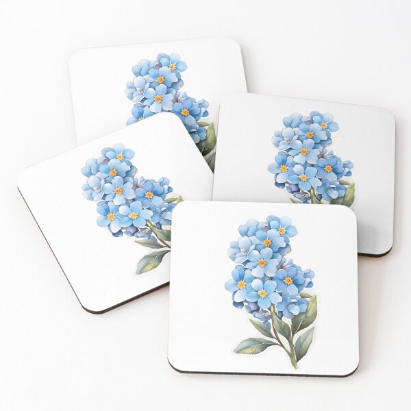 Item preview, Forget-me-not (Myosotis) designed and sold by HOMETOWN86.