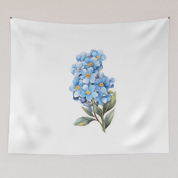 Item preview, Forget-me-not (Myosotis) designed and sold by HOMETOWN86.