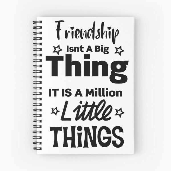 Item preview,  Friendship isn't a big thing,million little things designed and sold by Almasrigroup.