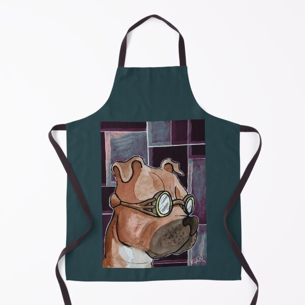 Item preview, Noir Mondrian Bull Dog - Steampunk designed and sold by Katie Atkin.
