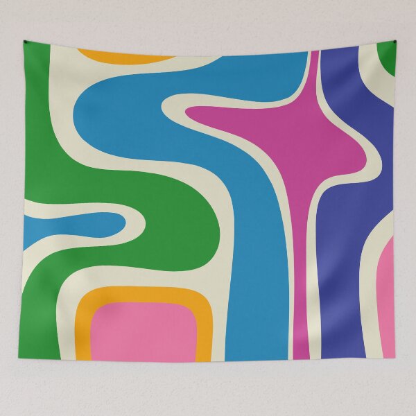 Item preview, Retro Copacetic Colorful Fun Abstract Pattern  designed and sold by kierkegaard.