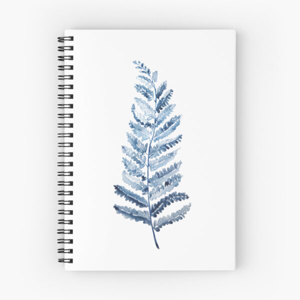 Item preview, 1 indigo  fern watercolor hand painted designed and sold by SelenePaintings .