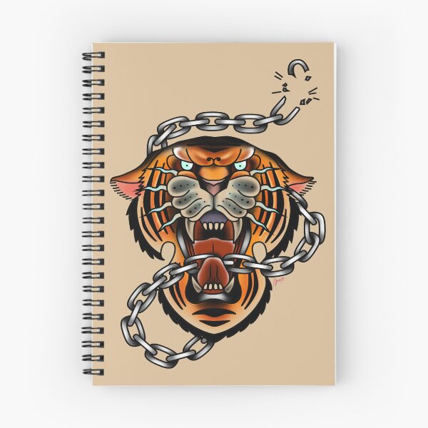 Item preview, Tiger with Chain designed and sold by RetroCoven.