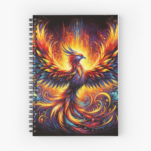 Item preview, Eternal Blaze - Majestic Phoenix Artwork for Vibrant Home Decor designed and sold by machinesdream.