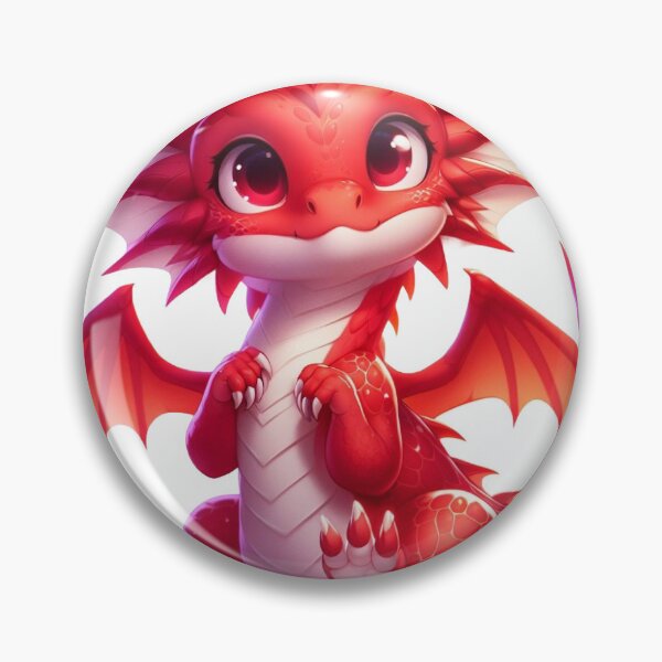 Item preview, Digital red dragon designed and sold by Aublissy.