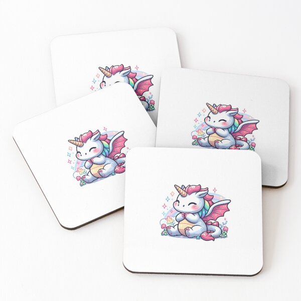 Item preview, Cute unicorn dragon  designed and sold by Aublissy.