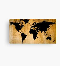 World Map Canvas Print