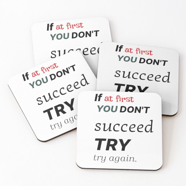 Item preview, If at first you don't succeed,try, try again designed and sold by Joelkel32.