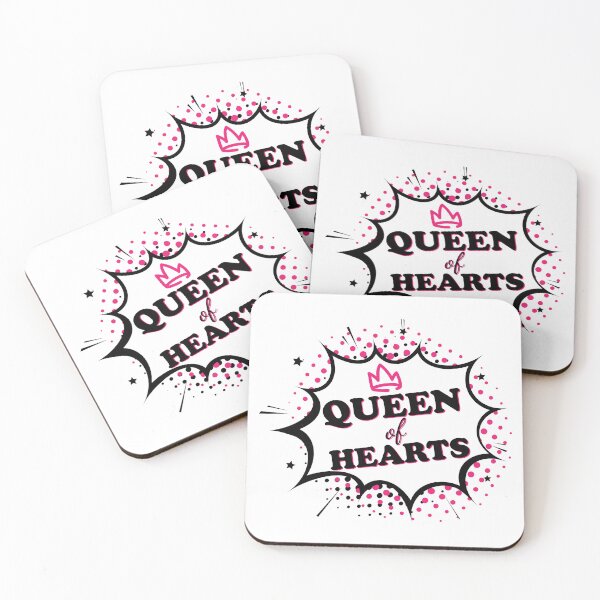 Item preview, Queen of hearts comic speech bubble design.  Speech bubble with phrase Queen of hearts. 	 Valentines Day lettering Celebration poster, card, postcard, invitation, banner. Vector illustration designed and sold by ElenaPost.