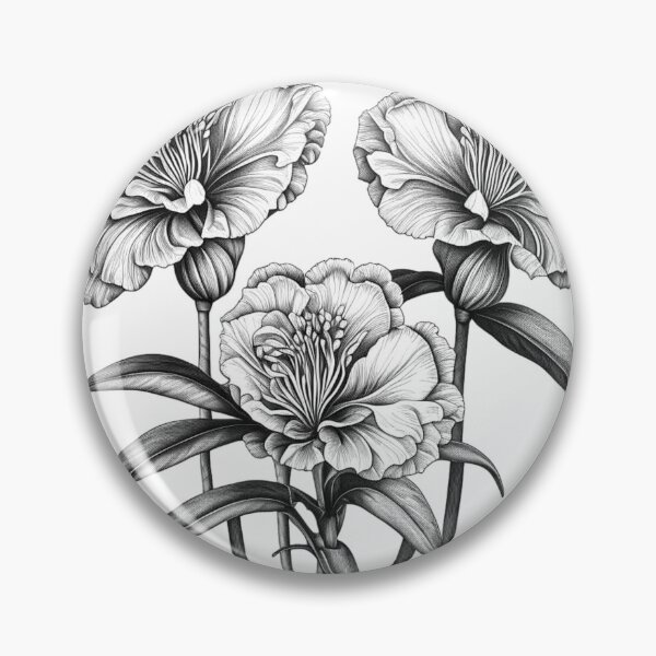 Item preview, Dianthus,  Carnation Flower designed and sold by nicheteees.